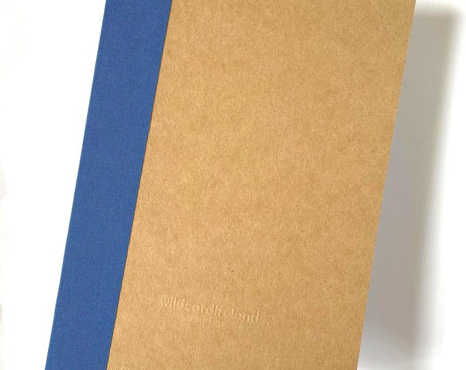 160 pages recycled premium Italian paper notebook | A6 Pocket size | A5 journal  | choose inside pages | 120gsm paper | colour options