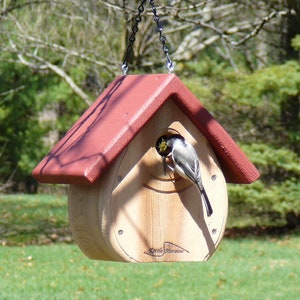 Kettle Moraine Tear Drop Cedar Nest Box/Bird House for Wrens & Chickadees