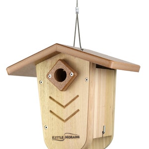 Kettle Moraine Hanging Moraine Bird House for Wrens & Chickadees w/ Predator Guard image 6