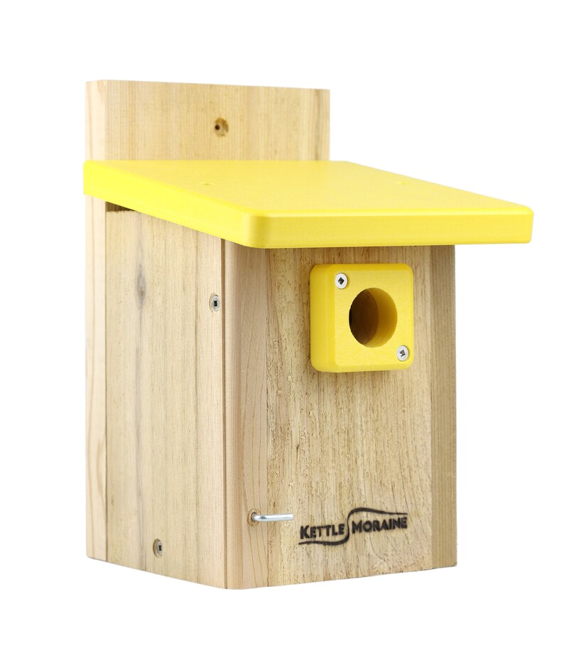 Kettle Moraine Wren & Chickadee Nest Box With Recycled Roof Etsy