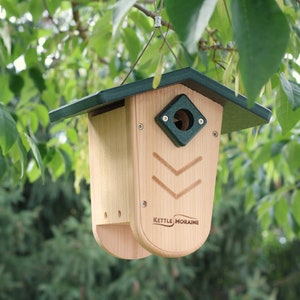 Kettle Moraine Hanging Moraine Bird House for Wrens & Chickadees w/ Predator Guard