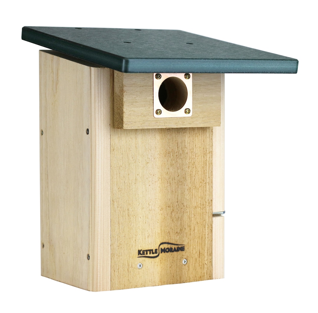Kettle Moraine Cedar Super Bluebird Nest Box W/ View Window and