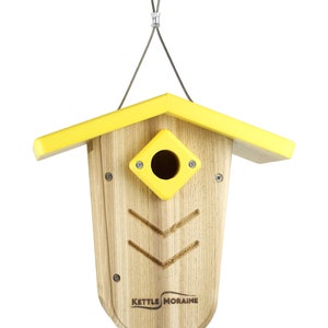 Kettle Moraine Hanging Moraine Bird House for Wrens & Chickadees w/ Predator Guard image 5