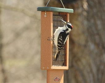 Kettle Moraine Recycled Suet Feeders with Tail Prop (Double)