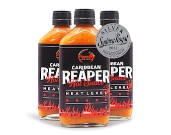 Caribbean Carolina Reaper Hot sauce 200ml Pepper By Pinard