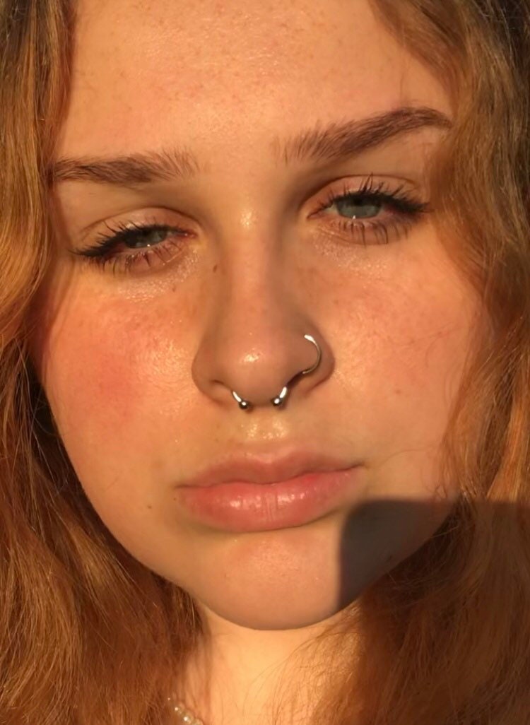 Horseshoe Tiny Septum Clicker Horseshoe Septum Septum Piercing