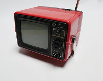 Vintage Shiljalis 405 DS TV, 1970s-80s design, USSR television