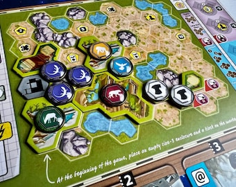 Ark Nova (+Marine Worlds) Animal Markers / Tokens