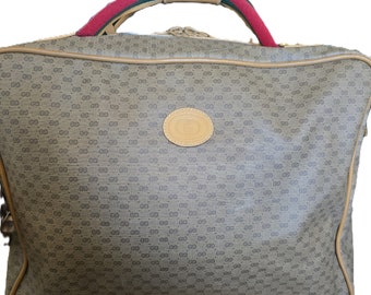 Authentic Gucci Travel Luggage/Bag - Carryon Tote GG's - EVC ~ Coated Canvas