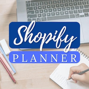 Shopify Planner for Creating a Successful Online Store. 42 Pages