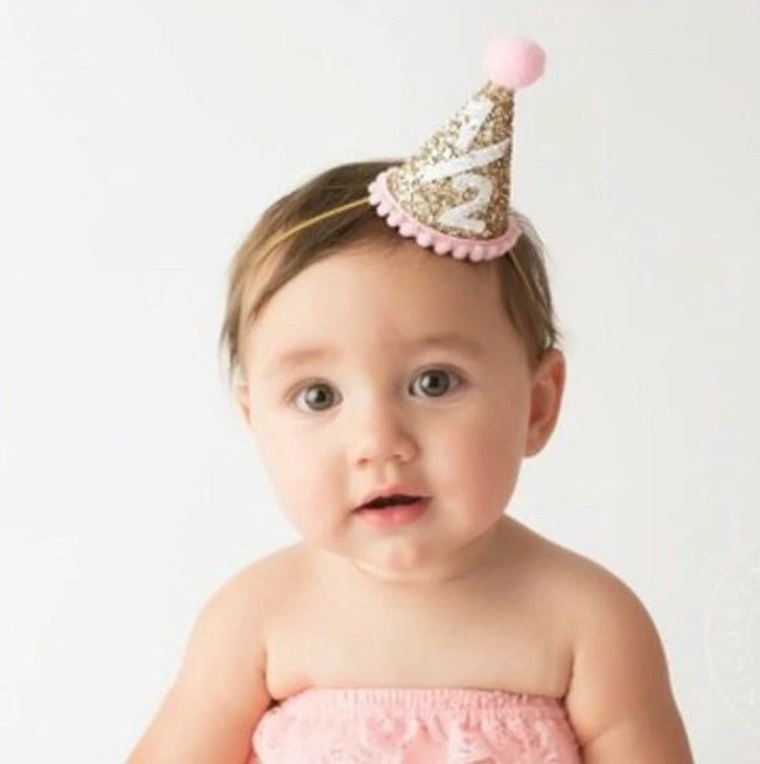 Half Birthday Outfit Girl, Baby Girl Party Hat, 1/2 Birthday Party Hat