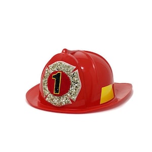 Fireman Hat || Fireman Birthday Party Hat || Fireman Theme Birthday Party|| Boy Birthday Outfit || Fireman