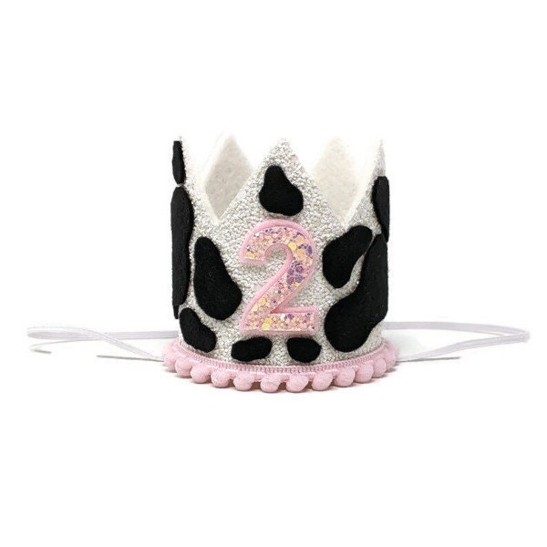 Western Theme Cow Print Crown Birthday Party Hat Western - Etsy
