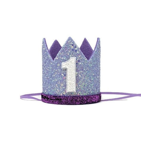 First Birthday, Girls First Birthday Crown, Purple Birthday, Purple and Lavender, Little Blue Olive, Teen Birthday Crown