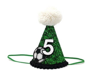 Soccer, Soccer Birthday Party, Birthday Party Hat, Boys first birthday, Sport Party, Little Blue Olive, Soccer Party Theme