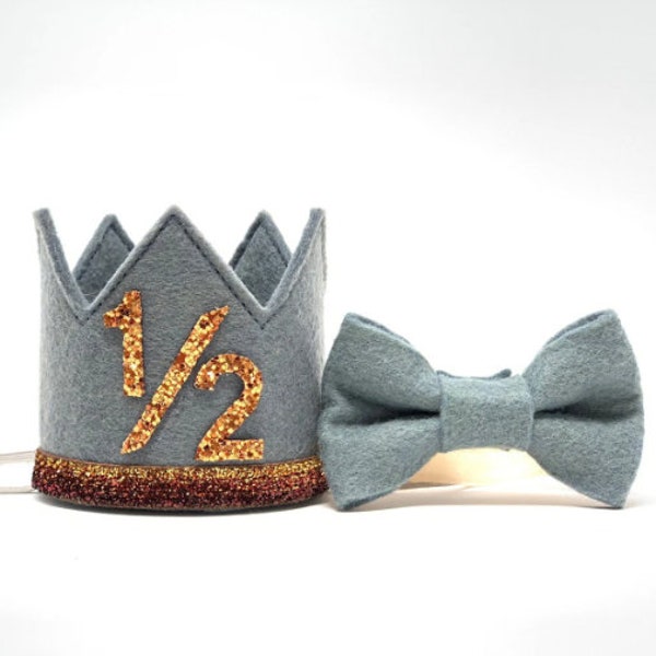 Half Birthday Boy Crown, Half Birthday Boy Party Hat, Boy Half Birthday, Half Birthday Birthday Outfit Boy, Boy Birthday Decoration