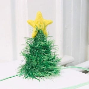 Christmas Tree Hat, Christmas Hat, Photo Shoot Prop, Christmas, Baby's First Christmas, Christmas Holiday Party, Bottle Brush Tree
