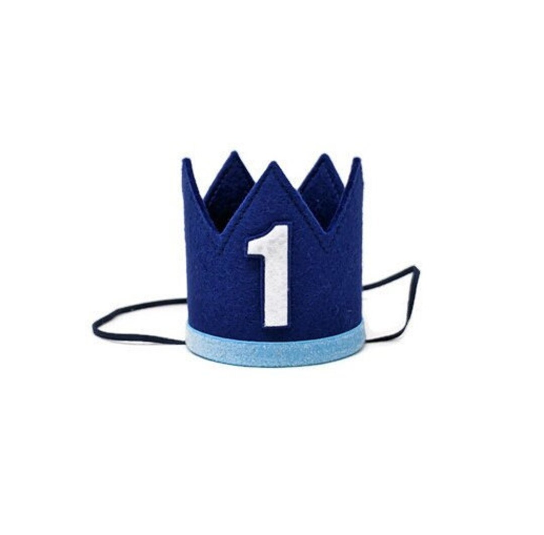 1st Birthday Boy Crown || 1st Birthday Party Hat || First Birthday ...