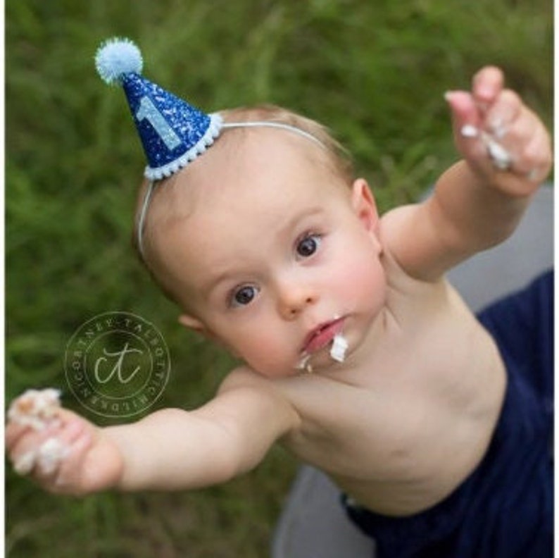 Linen Birthday Party Hat Birthday Party Hat Boys First Etsy