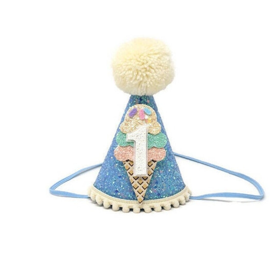 Ice Cream Party Hat Ice Cream Birthday Party Ice Cream Etsy