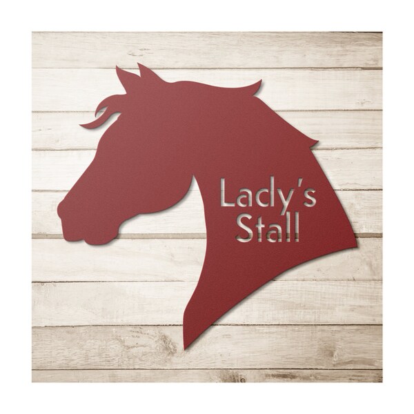 Stall Cards Horse Etsy