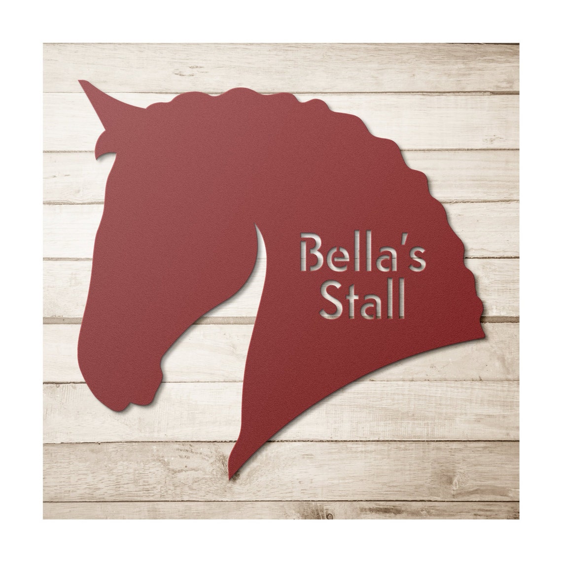 Custom Horse Stall Name Plate, Horse Stall Name Sign, Nameplates, Horse