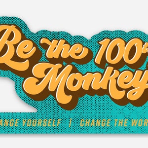 Sé el mono número 100 (Aqua)
