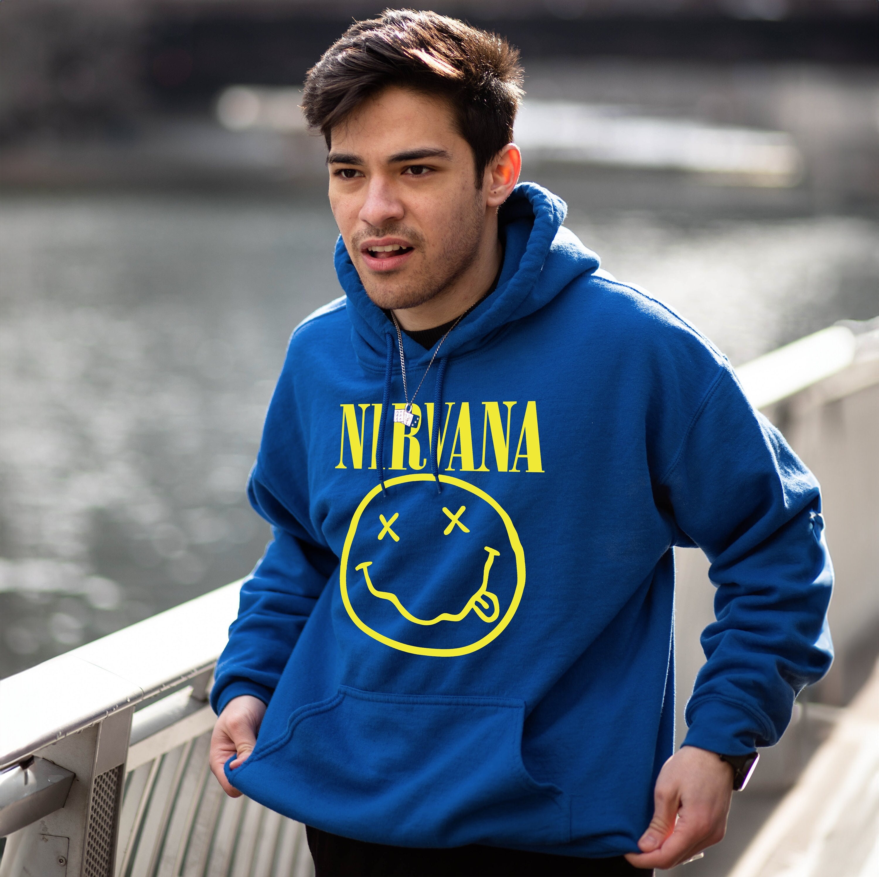 Nirvana Hoodie Nirvana Sweatshirt Trendy Sweatshirt Crazy - Etsy