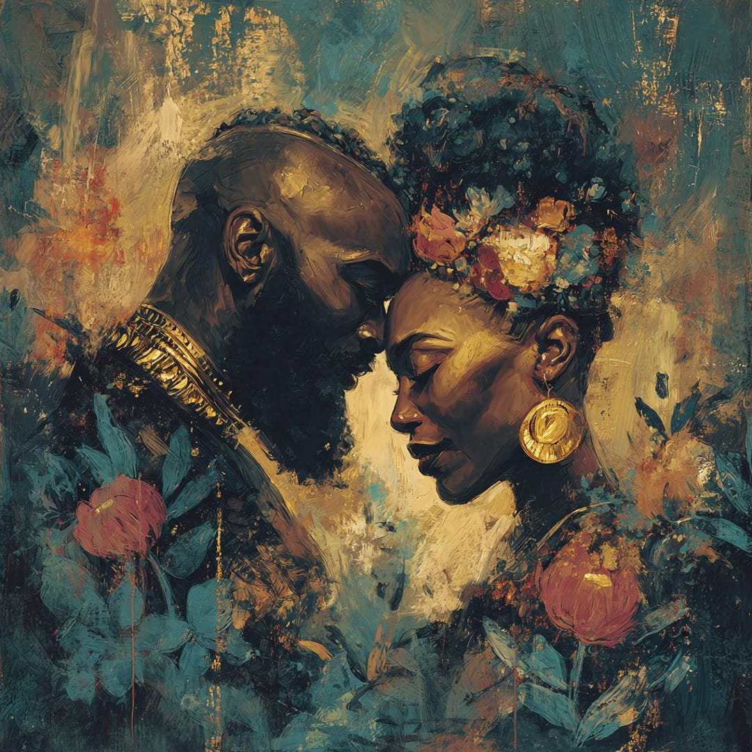 Pics Of Black Love Art