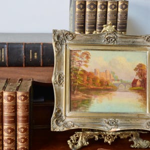 Signed Oil On Board Painting By American Artist John Bentz
