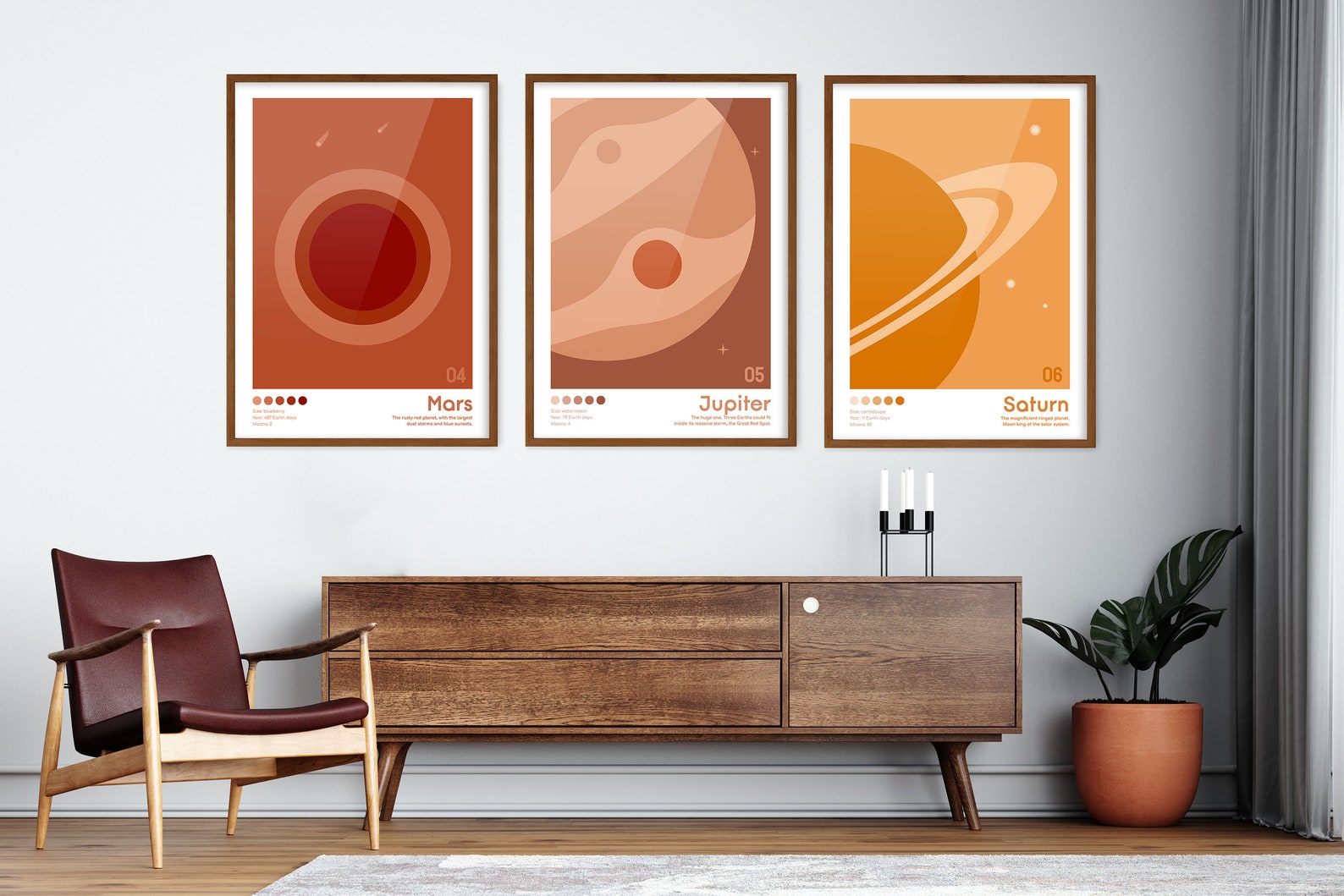 Solar System Wall Decor | Set of 9 Printables | Bauhaus Digital ...