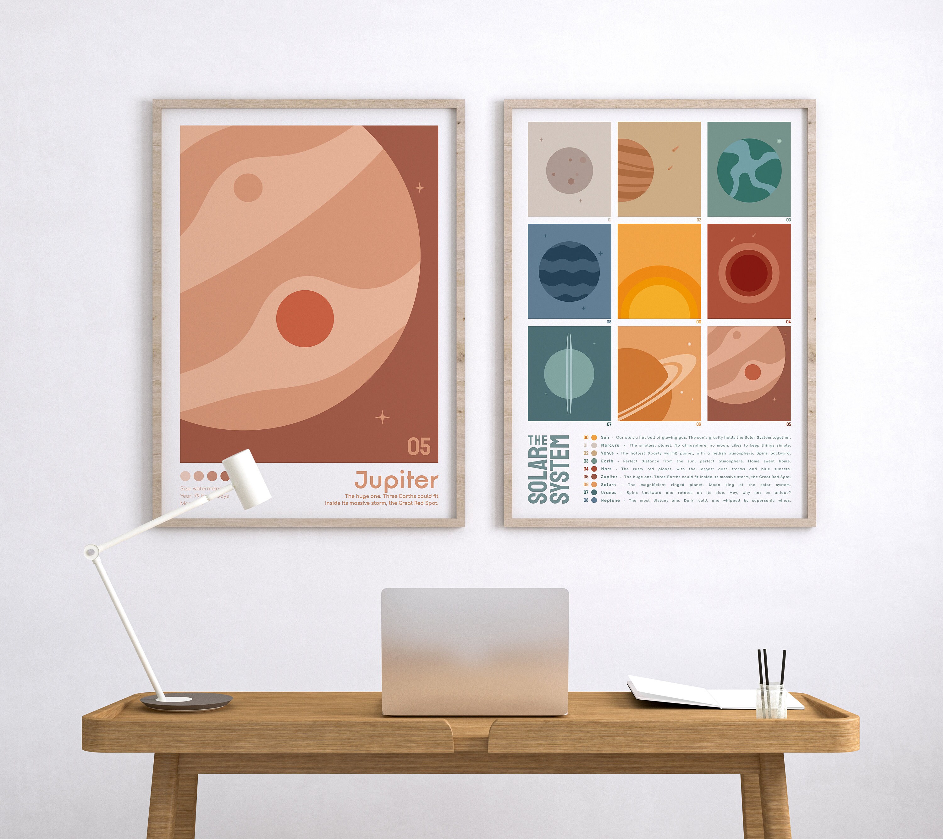 Solar System Print | Planets Printable | Bauhaus Digital Download ...