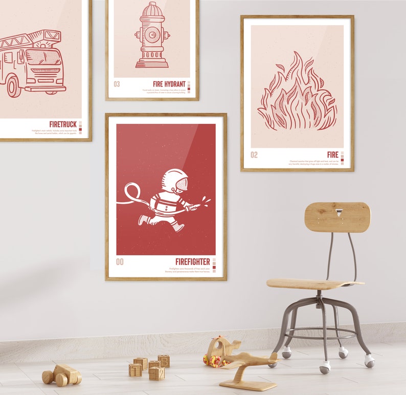 Fire Hydrant Print | Firefighter Digital Download | Firefighting Art ...