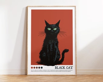 Society6 ケース Black Cat by Good Sense Black Cat