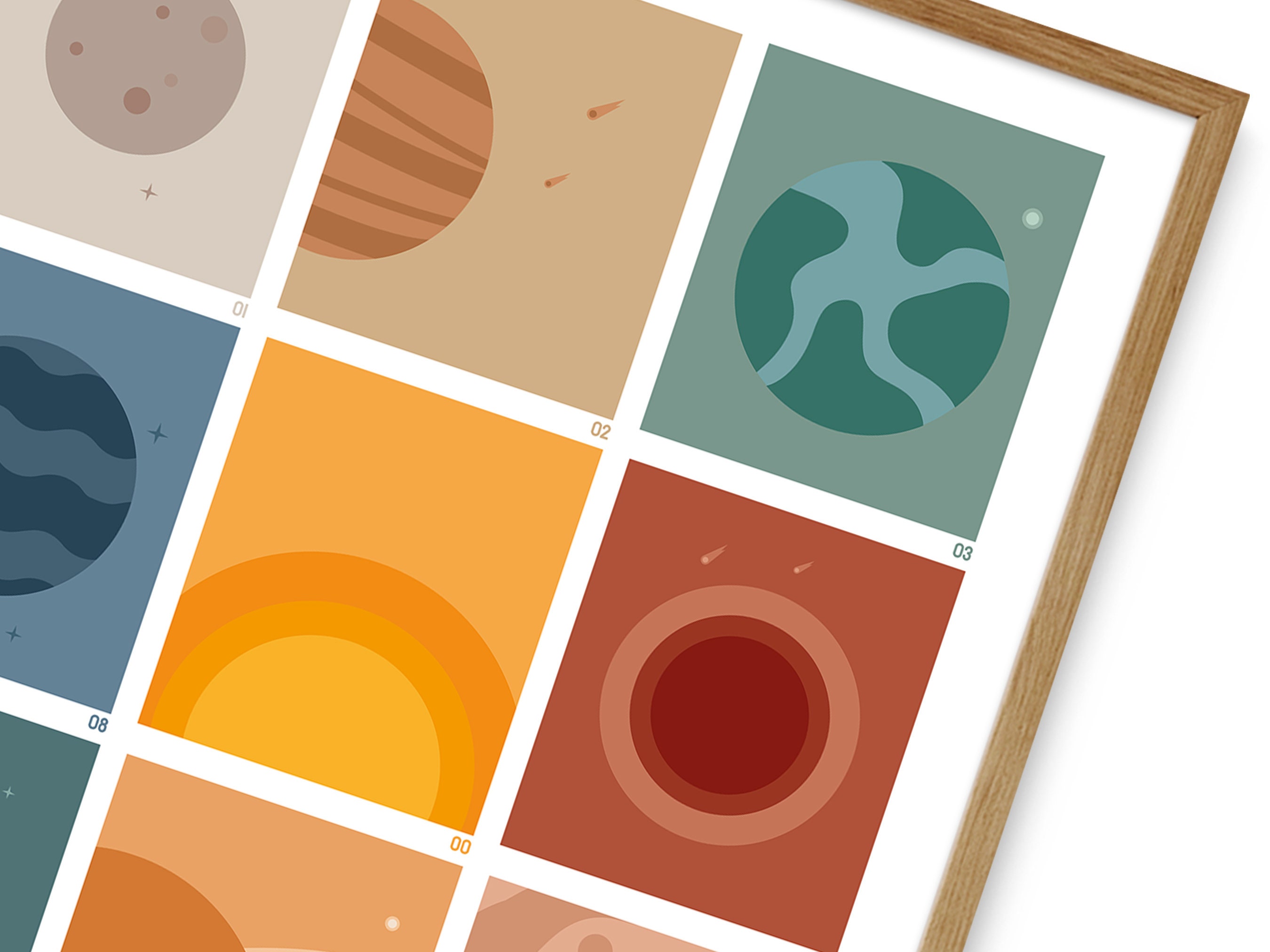 Solar System Print | Planets Printable | Bauhaus Digital Download ...