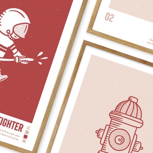 Fire Hydrant Print | Firefighter Digital Download | Firefighting Art ...
