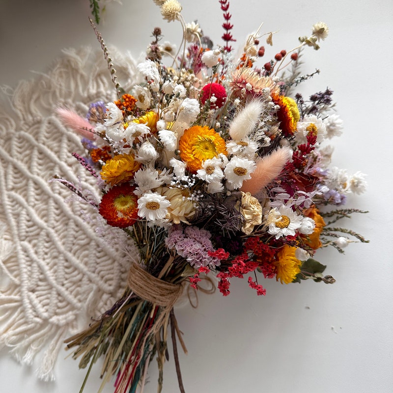 Daisy Wedding Bouquet Etsy