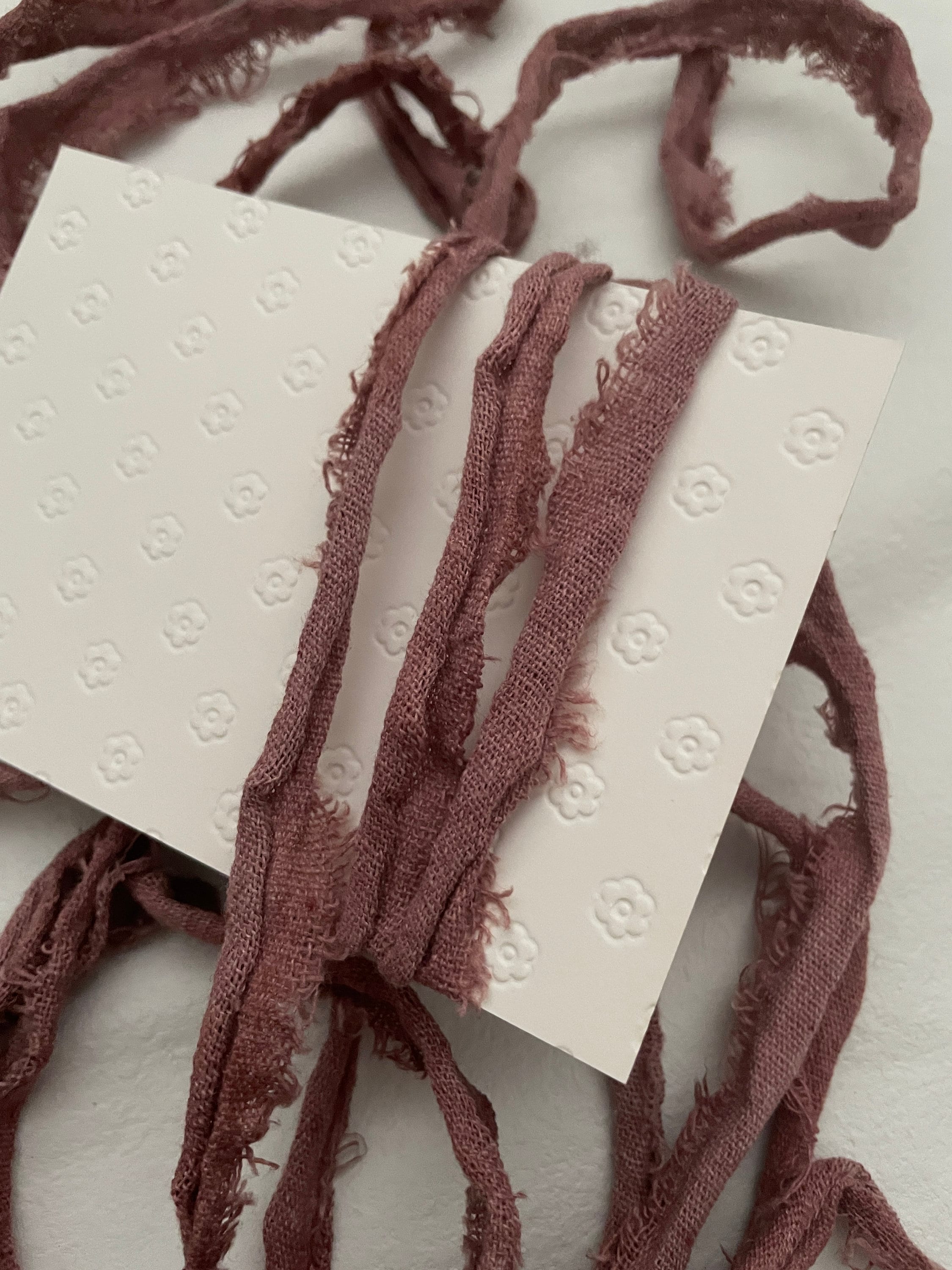 Hand Torn Heavy Cotton Ribbon for Wedding Events Gifts DIY Ribbon ...
