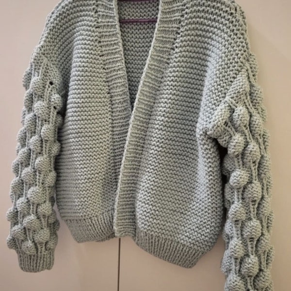 Selbstgestrickter Cardigan, S/M