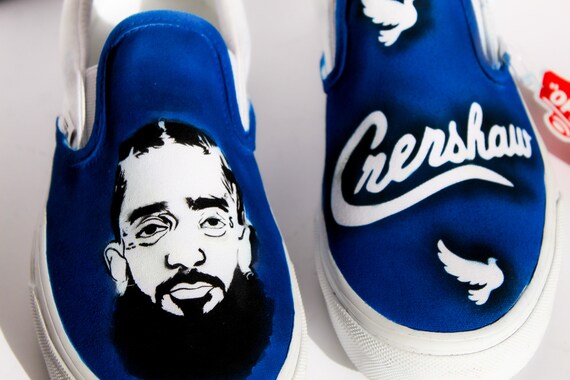 Nipsey hussle vans best sale shoes