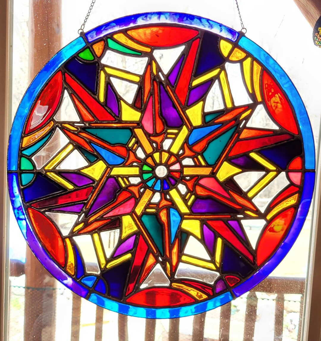 Stained Glass Hobby Came Snowflake Class @ Unplug and Paint, 8191