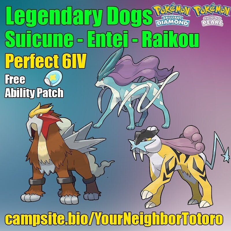 Legendary Beasts • Raikou, Entei, Suicune • Competitive • 6IVs • Level