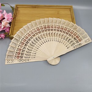 Personalized Wedding Fans Custom Wedding Fans Intricately Carved ...