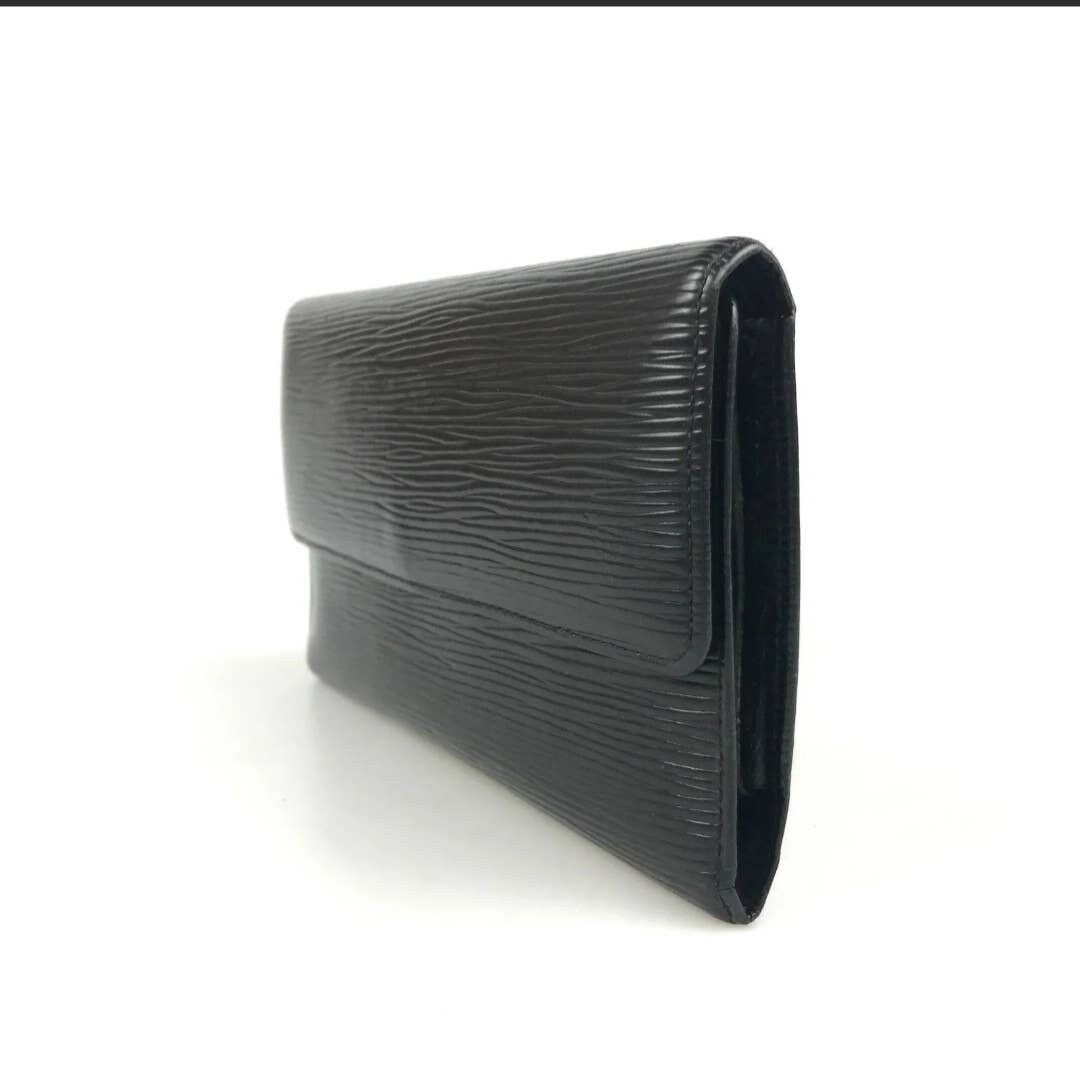 Louis Vuitton Epi Black Leather Porte-Tresor International Wallet