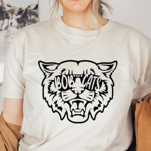 Custom Bobcats Shirt, Personalized Bobcats School Mascot Shirt, Family Matching Shirt, Teacher Shirt, Back To School Student Shirt