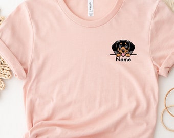 Camicia personalizzata per il volto di cane, Camicia personalizzata per la razza del cane, T-shirt carina per la mamma del cane, Camicia per le orecchie di cane, Regalo per il nuovo proprietario del cane, Camicia per l'amante dei cani, Maglietta per l'amante degli animali domestici