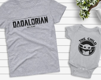 This Is The Way Shirt Matching Family Shirt Mamalorian Shirt Baby Yoda Bodysuits Personalized Dadalorian Shirt Father's Day Gift