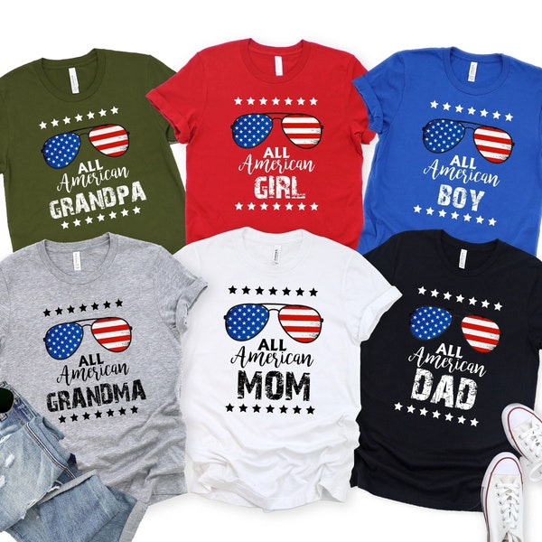 4th Of July Family Matching Party Shirt, American Family Shirt, 4th Of July Crew Shirt, Funny Fourth Of July Shirt, Patriotic Family Shirt