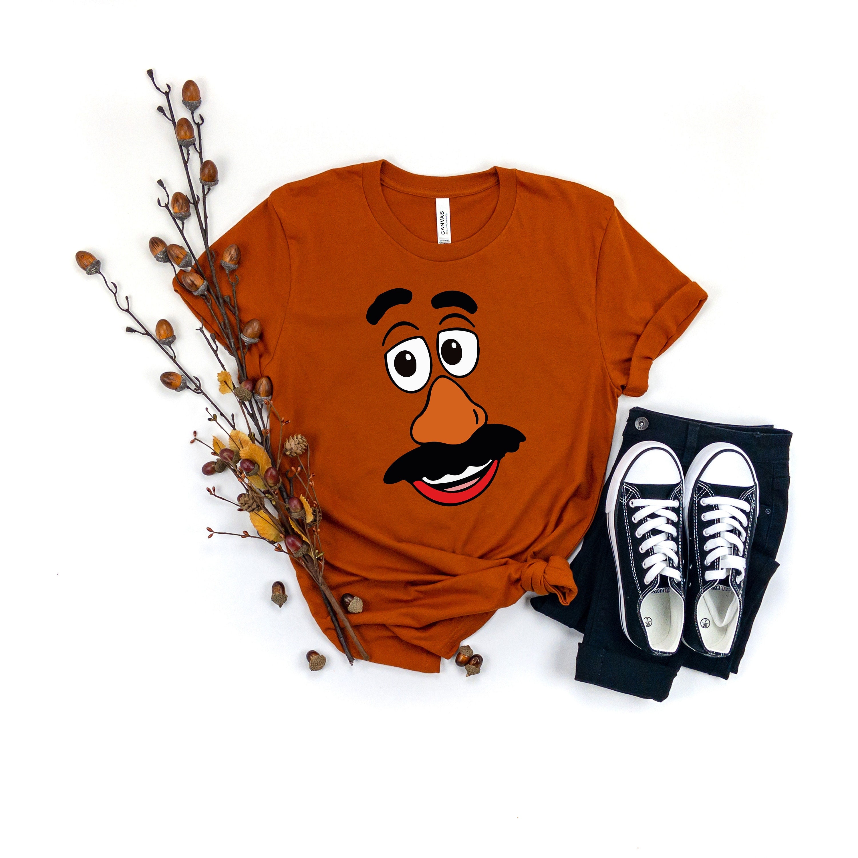 Mr Potato And Mrs Potato Head Shirts, Cute Thanksgiving Halloween Fall Family Couple Matching Tee Shirt