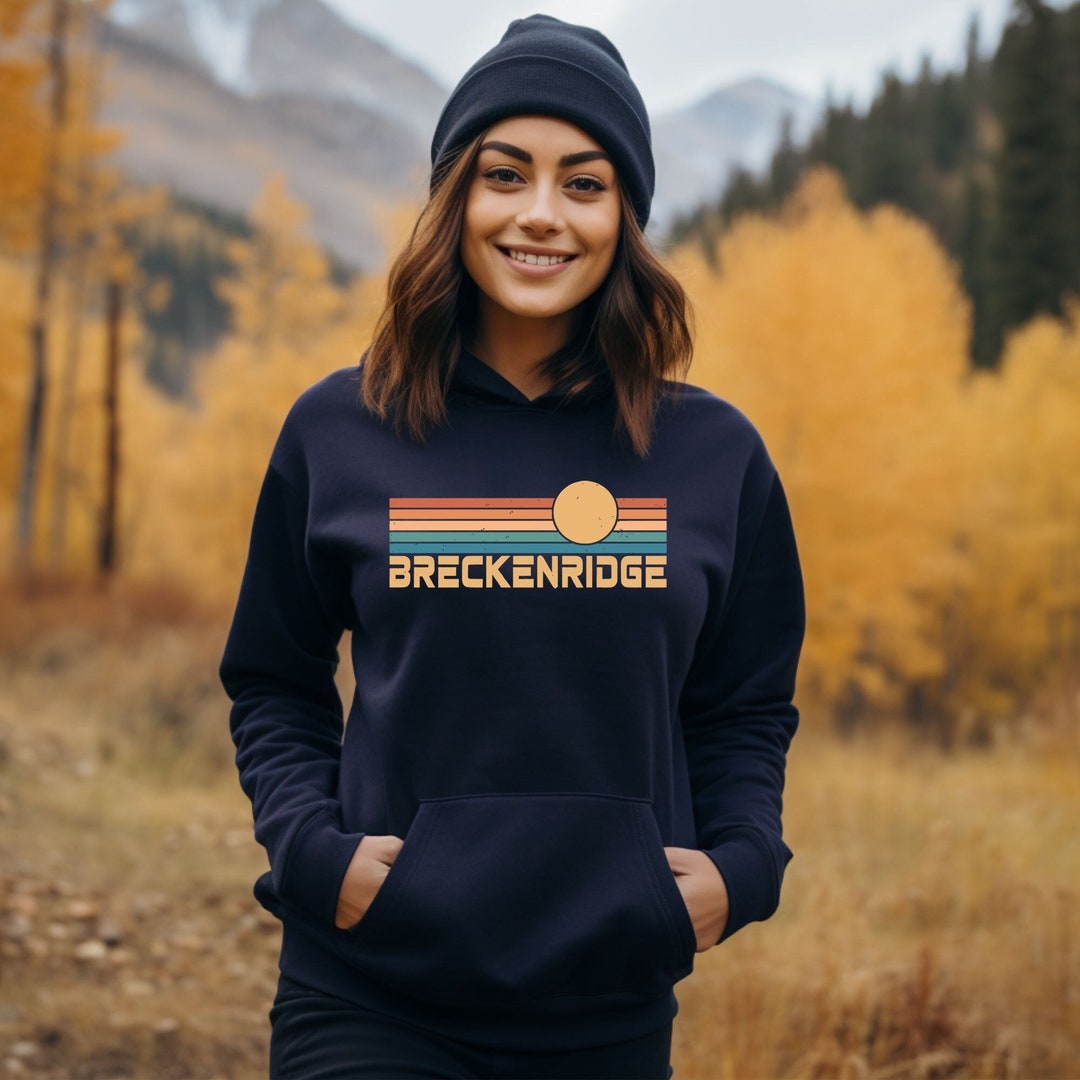 Breckenridge Hoodie, National Park Sweatshirt, Retro Rocky Mountain ...